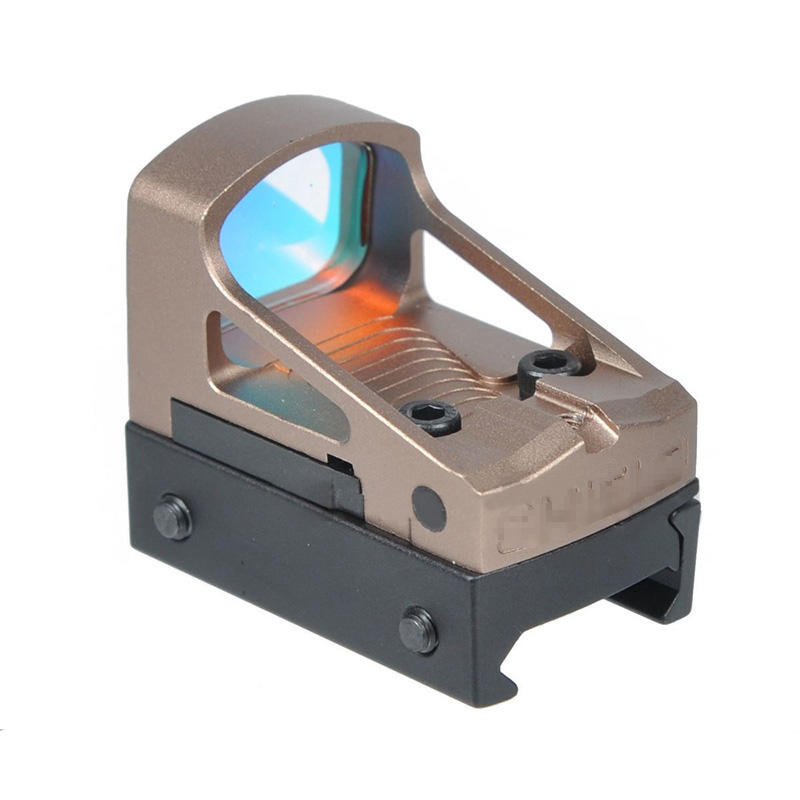 Taktisk RMS Red Dot Scope Compact Mini Reflex Sight With Vented Mount och distanser för pistolgevärjakt aluminiumoptik