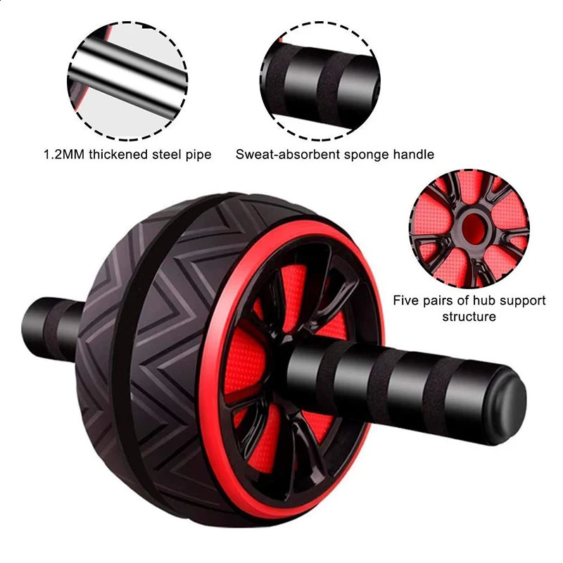 AB Rollers Wheel Home Gym Roller Trening Maszyna Odporność Rządy Skok Liny Sprzęt fitness dla mężczyzn Kobiet Ćwiczenie brzucha 231214