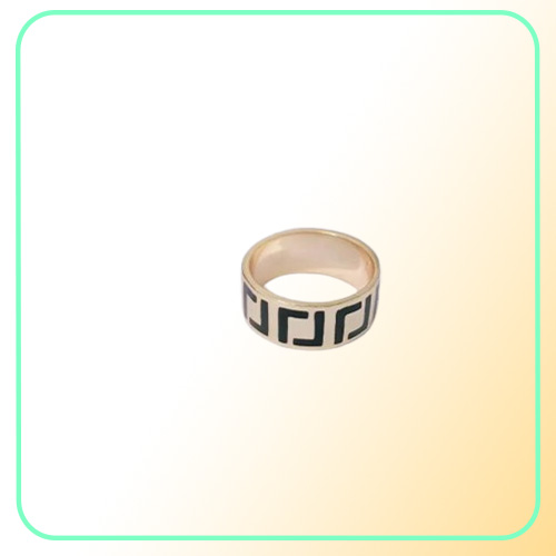 Luxurys Designer Fashion Luxury Men039s e Women039s Gold Band Rings Letter F Casais Jóias de alta qualidade SIM30544446