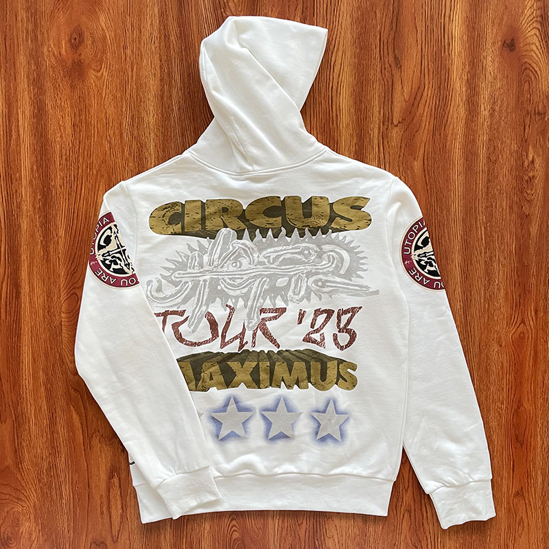 Sudaderas con capucha blancas de fotos reales, Sudadera con capucha holgada con estampado de letras para hombre, ropa informal estilo Hip Hop, jerséis con capucha