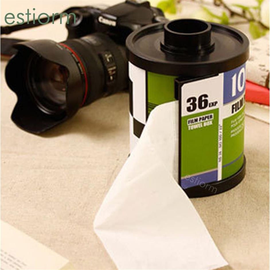 TABLETOP TILSUE Box Film Tissue Box Cover Holder Roll Paper Holder Toalettpappersrulle Holder Plast Dispenser Tissue Case220s