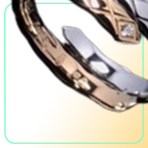 Coco Crush Toi et Moi Lingge Ring kvinnlig stil Fashion Personlighet Parringar med presentförpackning 0073237J3201511