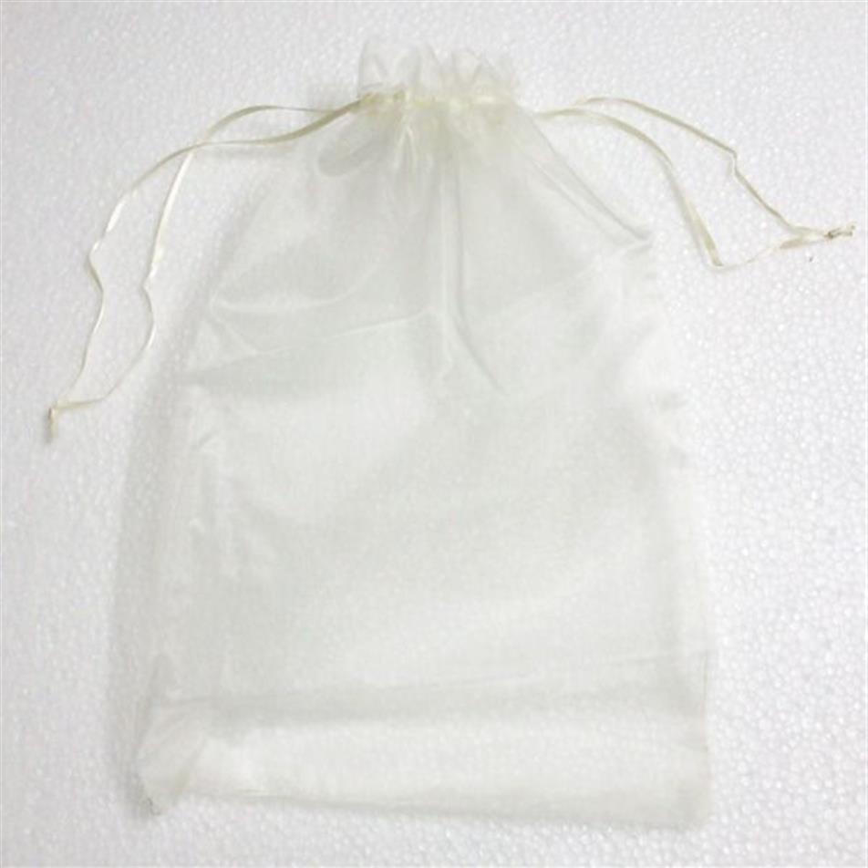 Sacos de embrulho grandes de organza, 100 peças, 20x30cm, lembranças de casamento, natal, presente, suprimentos para festa em casa, novo 247a