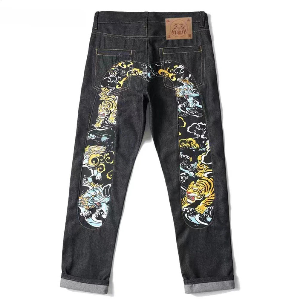 Women's Jeans Kpop Y2k Denim Graffiti Men Y2K Oversize Wide Oversized Cargo Game hunters Pants Harajuku Hip Hop INS Gothic Trouser 231214