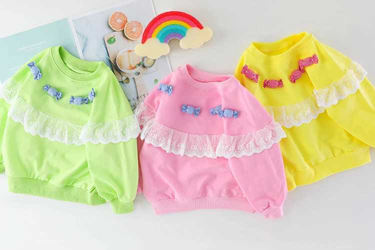 Ensembles de vêtements Vêtements pour filles Automne Printemps Nouveau style de mode Coton Matériel Vêtements pour bébés 0-2-3 ans 4 enfants Costume Baby Girl Outfit Set