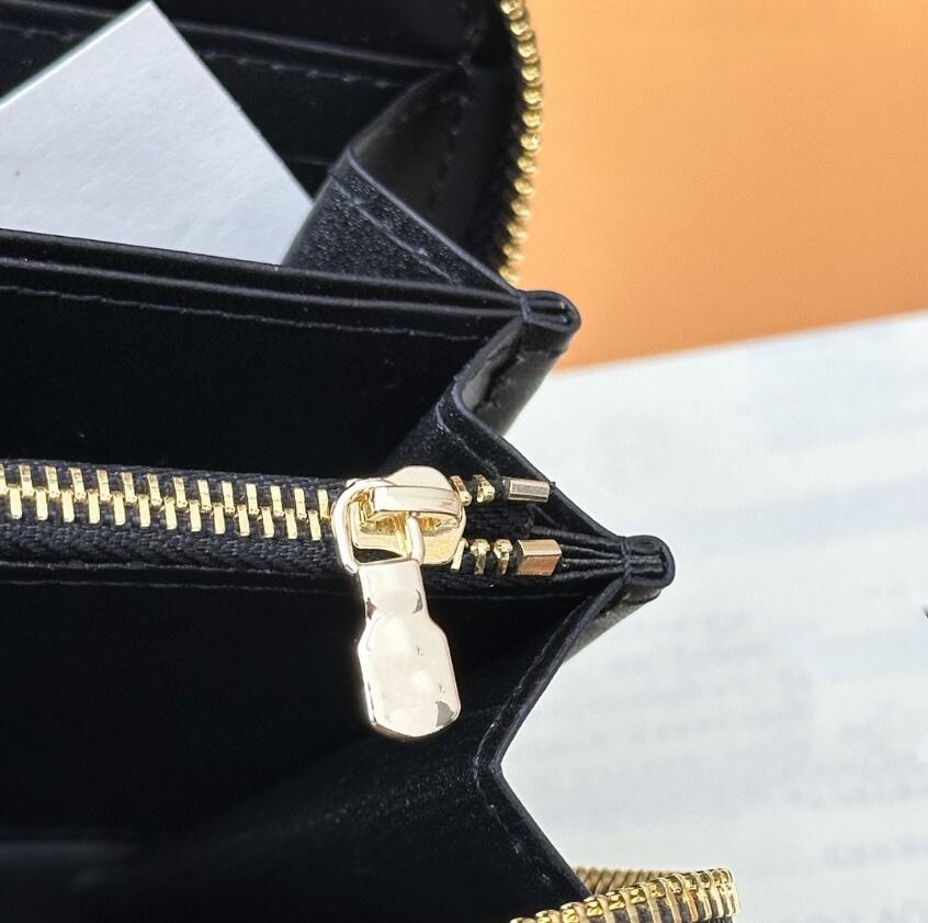 Plånboksdesigner handväska för kvinnokorthållare äkta läder plånbok stor kapacitet anti stöld långa dragkedja myntpåsar
