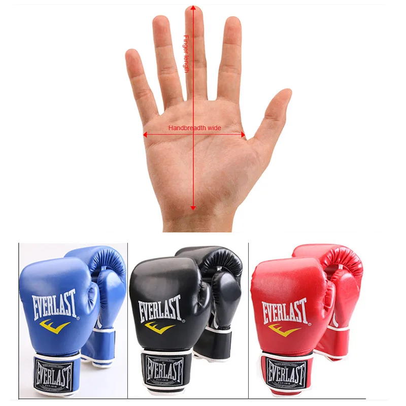 6oz-12oz Ücretsiz Boyut Boks Eldivenleri PU Çocuklar Yetişkin Eğitimi Sandboxing Mittens Erkek ve Kadın Kum torbaları Boks Kutuları Çocuk MMA