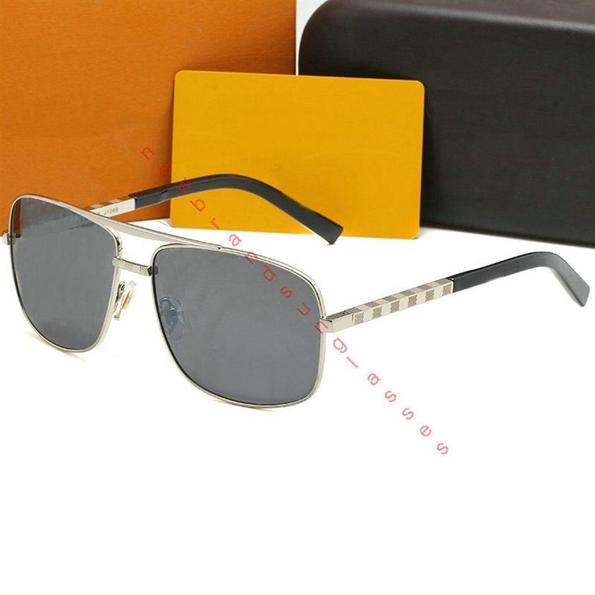 nouveaux hommes desing Attitude lunettes de soleil mode populaire lunettes de soleil carrées pilote cadre en métal revêtement lentille lunettes style UV400 femmes Sonn220L