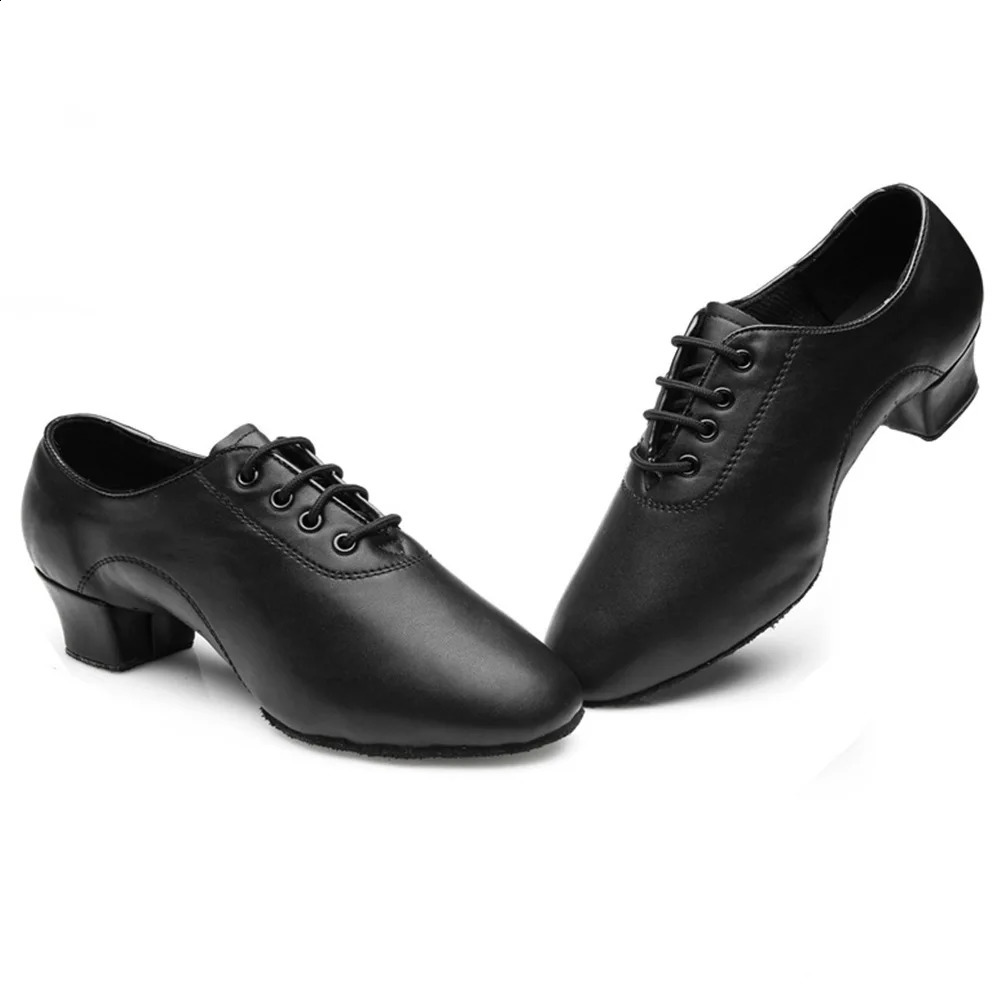 Dress Shoes Men Ballroom Dancing Rozmiar 28 36 Latin Tango Dance Pu skórzane mężczyźni dla dzieci 231214