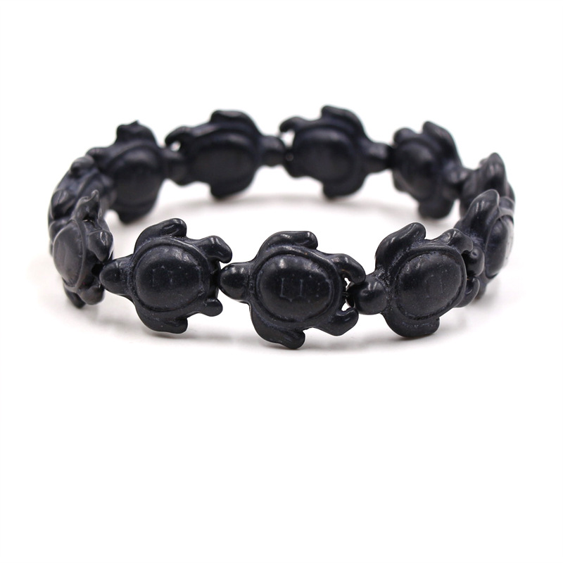 Schildkröte Schildkröte Charm Armband handgemachte Elastizität Armbänder für Frauen Männer Schmuck