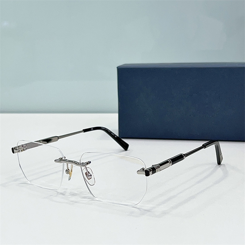 Hot vintage designer mode solglasögon ramar för män kvinnor VCHG07 Stil Rimlös kan göra receptbelagda glas enkelt populära fyrkantiga BELES METALAMELESS glasögon