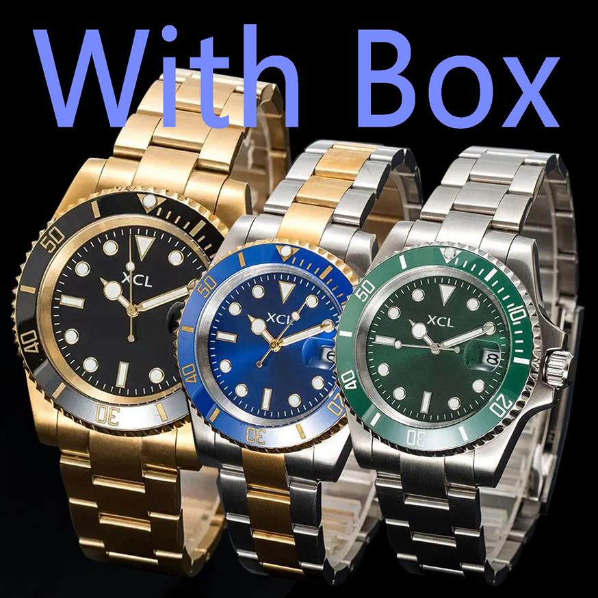 Man Watch 고급스러운 시계 41mm 날짜 남성 디자이너 시계 세라믹 핸드 자동 2813 운동 시계 Sapphire 904L Stainles272m