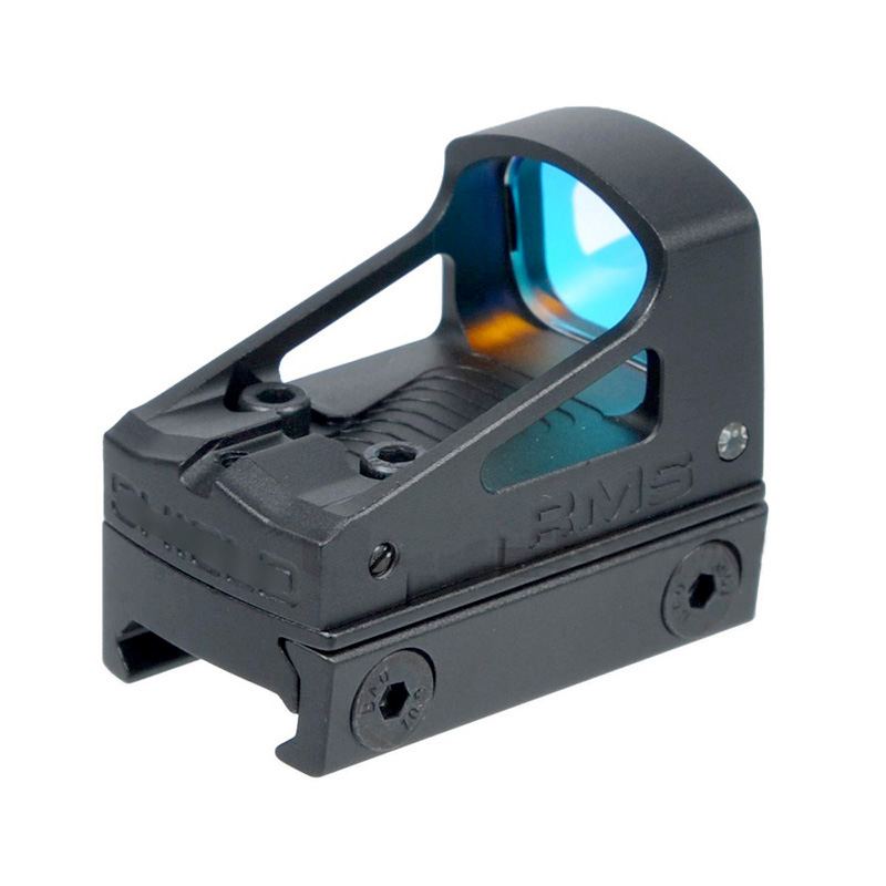 Tactical RMS Reflex Red Dot Sight Mini Pistol Optics With Vented Mount and Spacers Hunting Rifle Scope