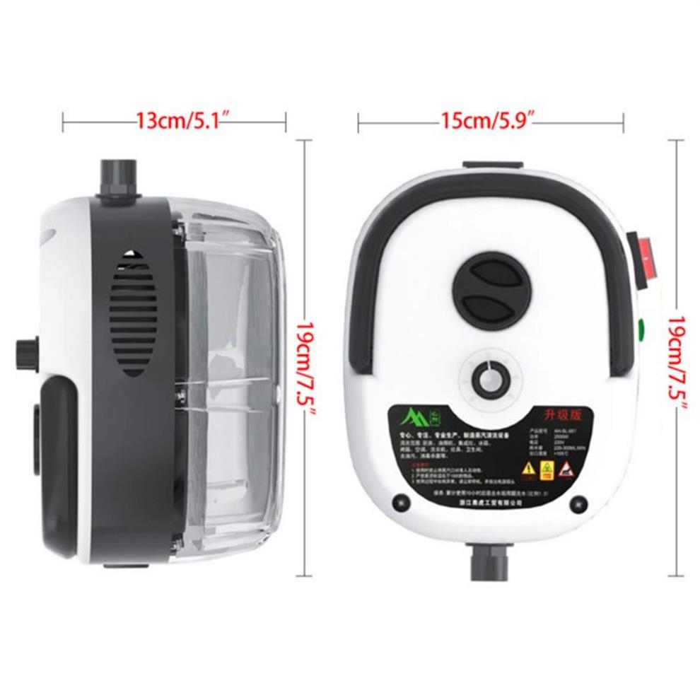 Ångstädare moppar Tillbehör Hög temperatur och tryck 2500W 110V 220V Elektrisk för luftkonditioneringskök Huven Clean 223Z