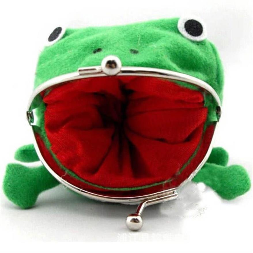 Party Favor Mini portefeuille pour enfants Cartoon Animal Frog Style Plus Velours Mode Mignon Porte-Monnaie Faveurs Année Cadeaux De Noël Pour K2293