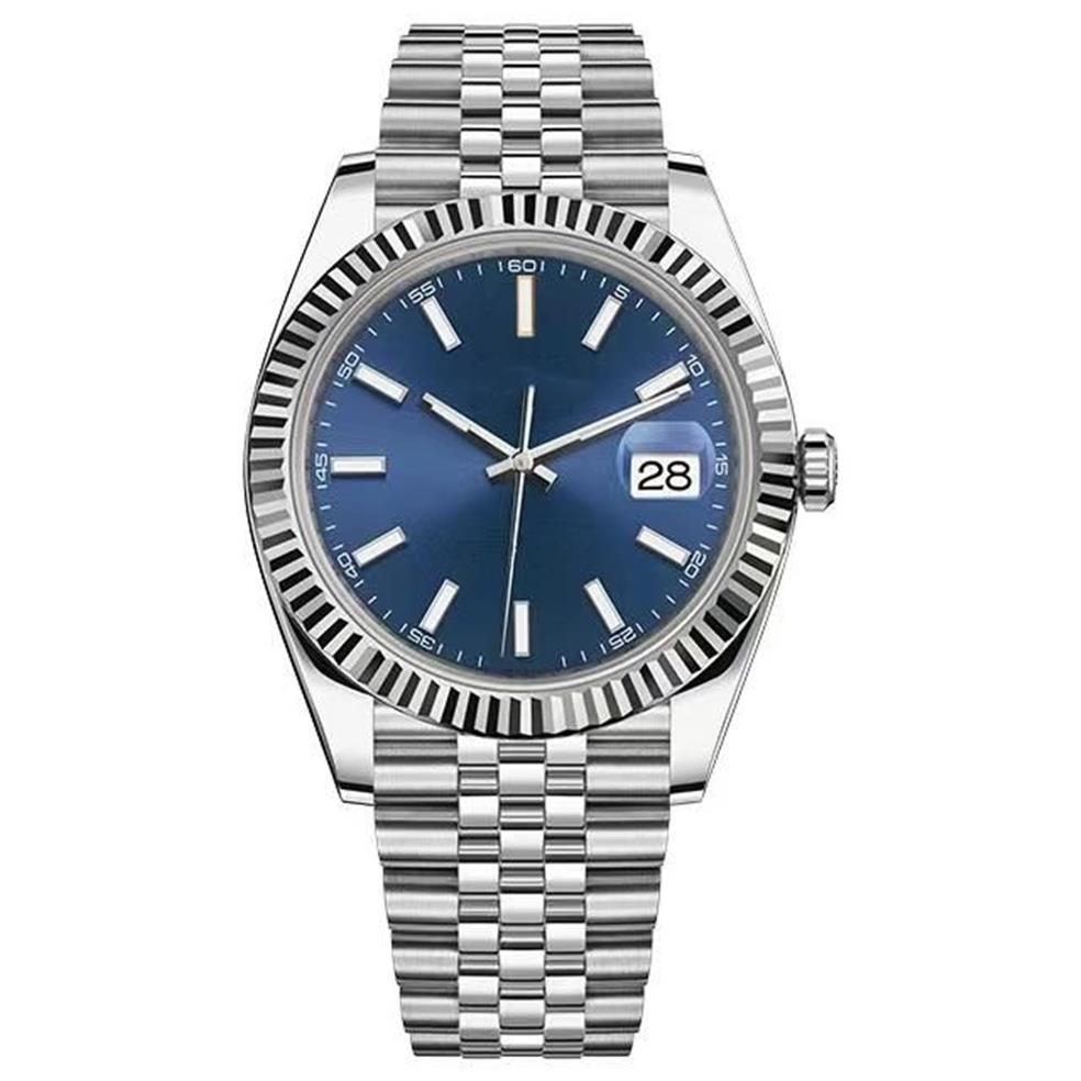 Reloj mecánico automático para hombre 2813 con lupa grande Datejust 41 mm de acero inoxidable con cierre sólido de zafiro Presidente para hombre Watche262B