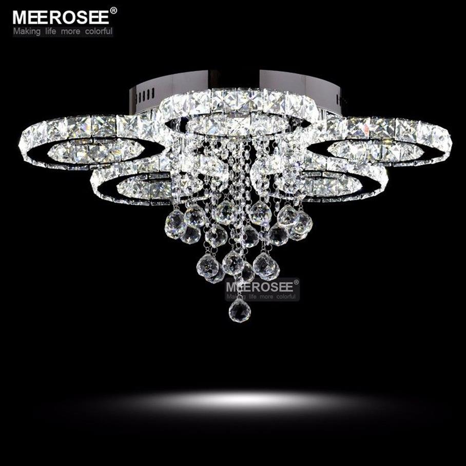 Moderne Kristallen Kroonluchters Licht Diamant LED Plafondlampen voor Eetkamer Woonkamer Ring Cirkel Lustres Lamparas de techo Home Indoo216x