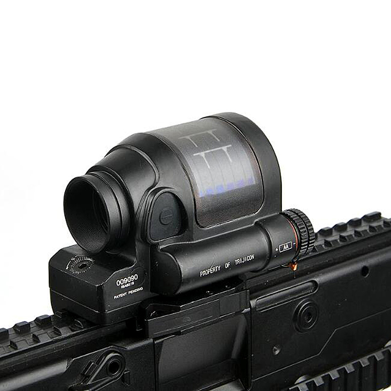 1x38 Kırmızı Dot Reflex Sight Solar Güç Sistemi SRS Kapsamı QD Montaj Optik Tüfek Kapsamı Av Airsoft