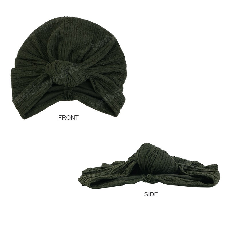 Turban extensible à volants pour femmes, bandeau torsadé noué, chapeaux indiens musulmans, Bonnet de chimio africain, accessoires pour cheveux, nouvelle collection