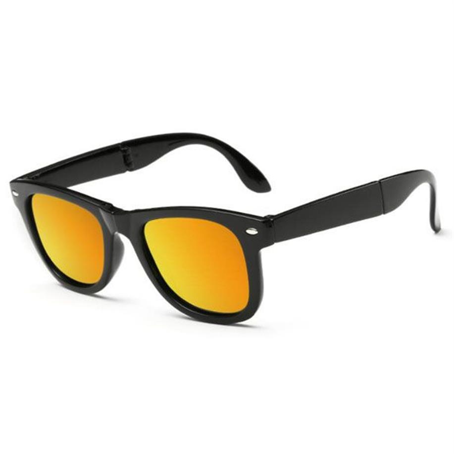 Occhiali da sole piegati classici di moda donna Uomo Design pieghevole Occhiali da sole Protezione UV400 Occhiali di design Oculos De Sol con Ca2454