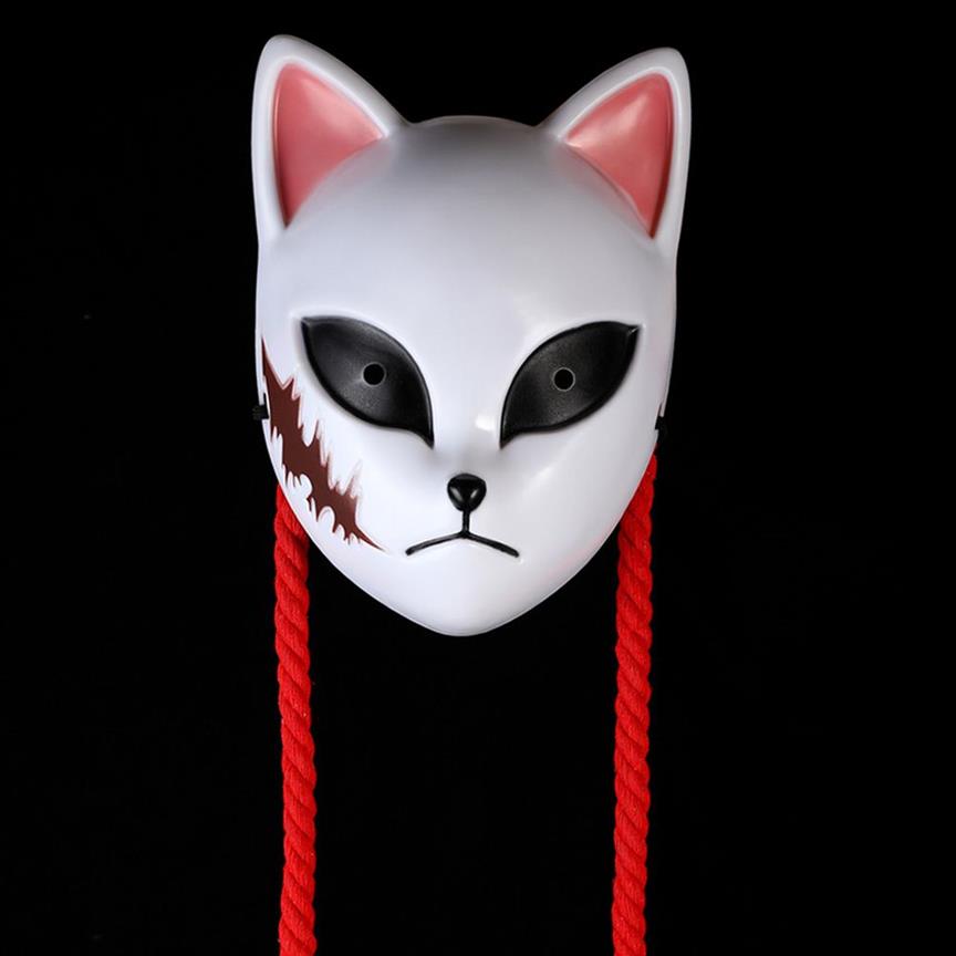 Japon Anime Demon Slayer Maskesi Kimetsu Hayır Yaiba Cosplay Sabito Kamado Tanjirou Makomo ABS Maskeleri Cadılar Bayramı Parti Kostümleri 20244p