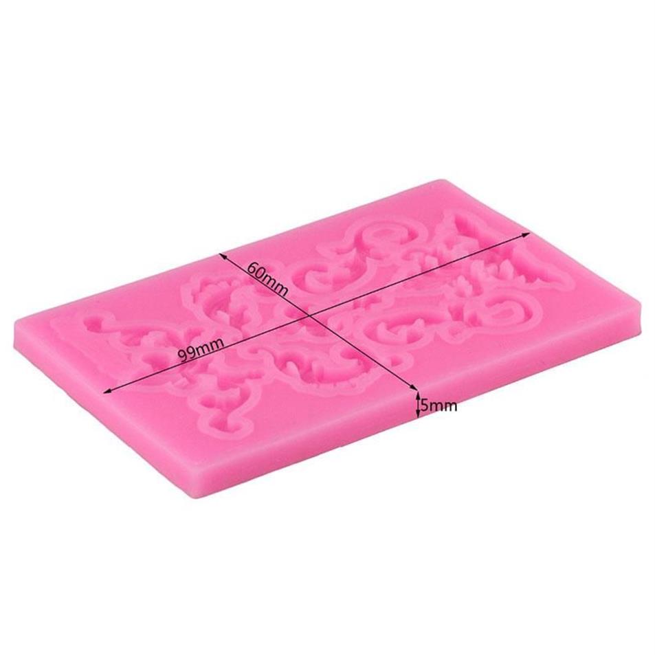 Cake Tools FILBAKE Silicone Moulds Lace Relief Shape Baking Mold For Mousse Chocolate Candle Soap Fondant Decorating268P