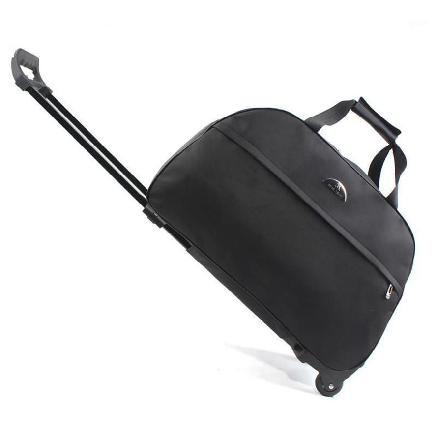 Duffel Bags Luggage Bag Travel Duffle Trolley Rolling Suitcase Women Men With Wheel Carry-On1268S