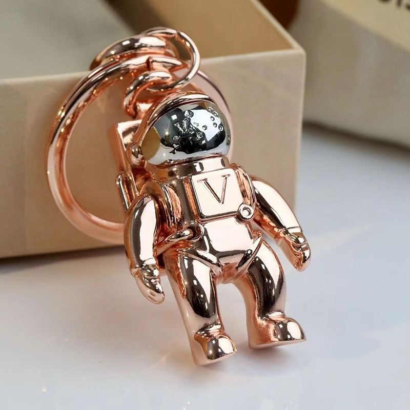 Keychain Designer Keychain Luxury Keychain Design Astronaut Design Metallic Charm Par Fashion Key Christmas Gift Mycket bra