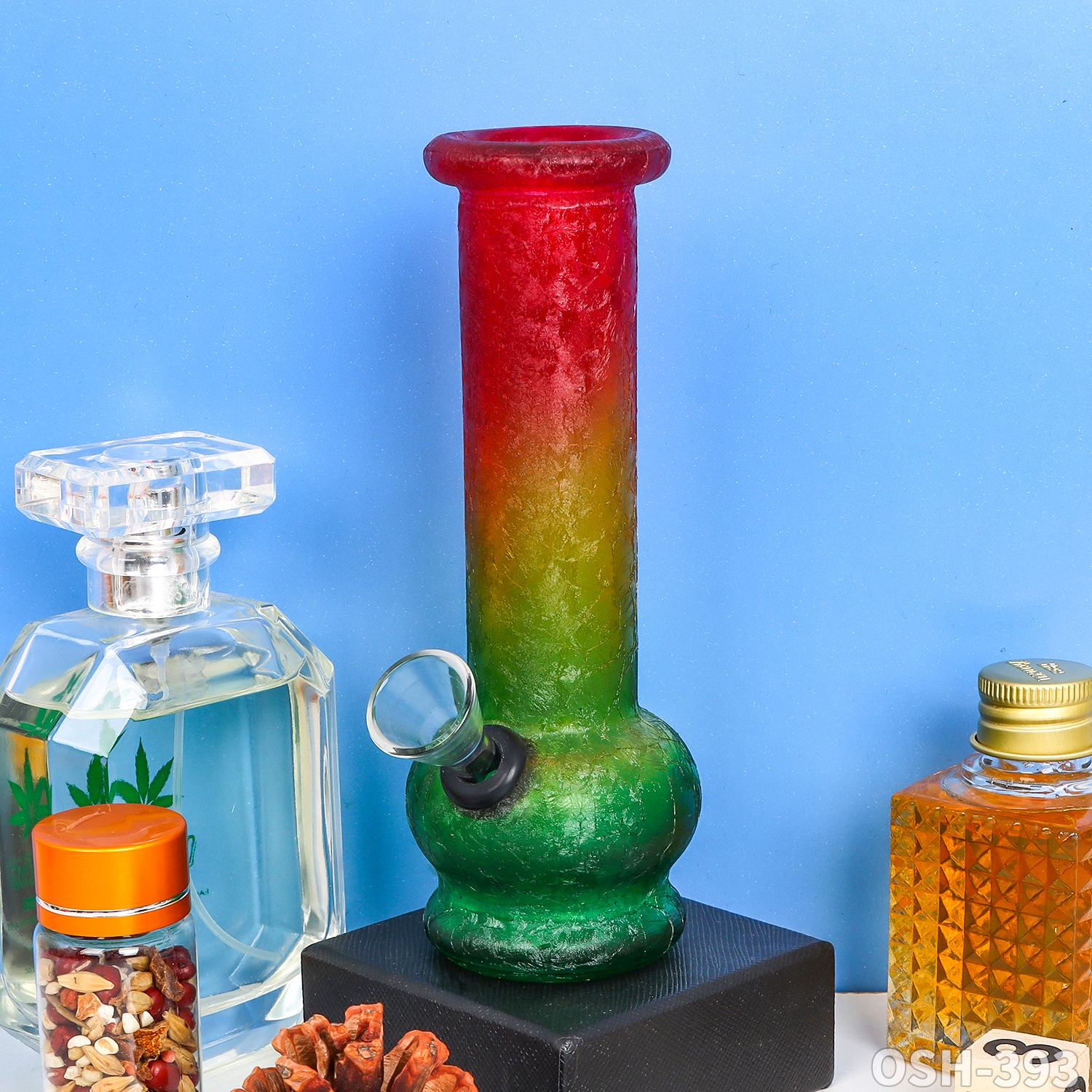 Hookah Glass Water Rure Rury dymowe Bong Rigę olejne Hookah Dab Rig Dry Herb Bongs Palanie Akcesoria Ash Catcher