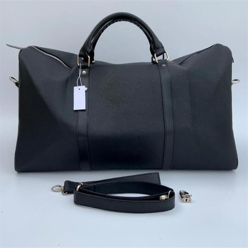 54 cm Bolsas de viaje para mujeres de gran capacidad 2021 Bolsas de duffel de hombro de calidad llevan el equipaje Riverios de fondo con cabezal de bloqueo260y