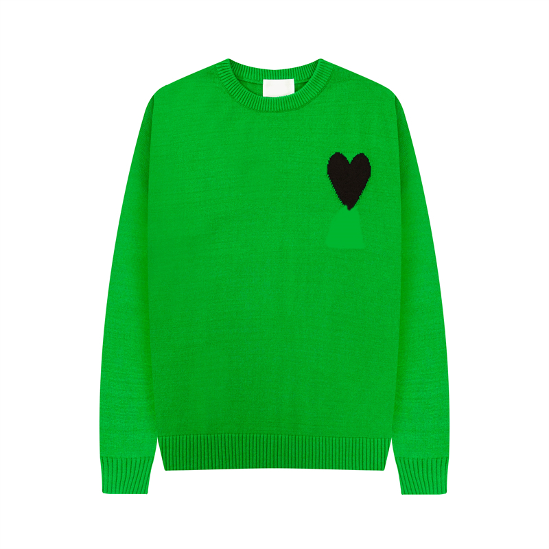 SWEATER Modny projektant Paris Paris Sweter męski Amis de Coeur Macaron Love Jacquard Sweter dla mężczyzn i kobiet S-XL