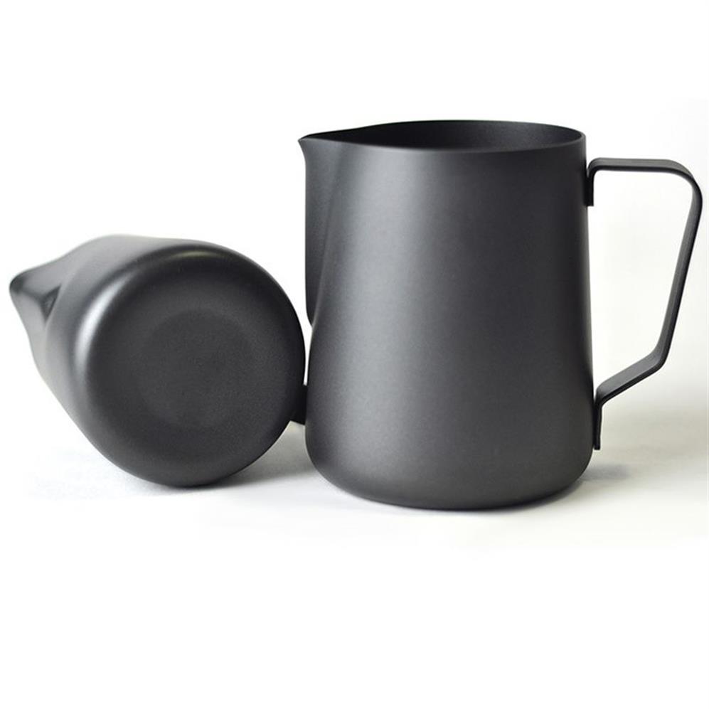 350 600 ml non-stick roestvrij staal espresso koffiekan ambachtelijke koffie latte melkkan kan kruik melkopschuimkan C1030208S