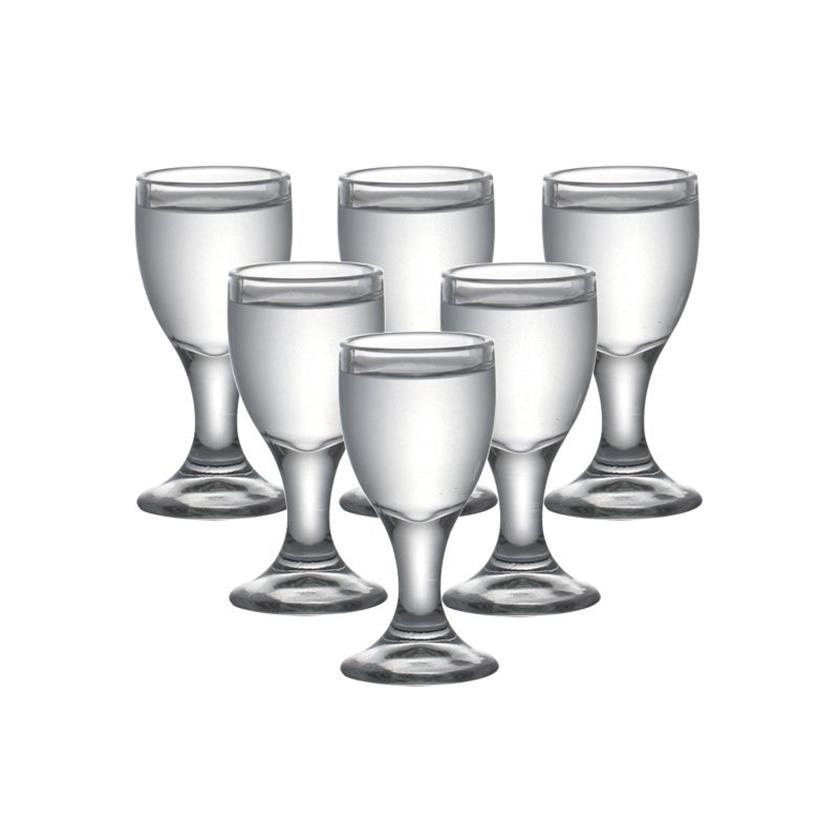 Ensemble de 6 verres au plomb de 0 3 onces, liqueur et vodka fabriquées à la machine pour boissons 10ml Y200107279Q