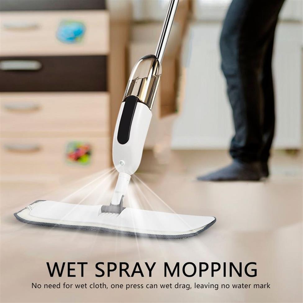 MOP Floor Floor Manual Proselible MOP الألياف الدقيقة القابلة للاستبدال للمنزل المطبخ الخشبي البلاط الخشبي للتنظيف LJ20292K