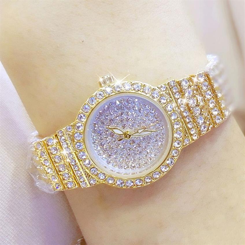 Bs Bee Zus Diamant Vrouwen Horloges Kleine Wijzerplaat Vrouwelijke Rose Gouden Horloges Dames Rvs Slot Bayan Kol Saati1181q
