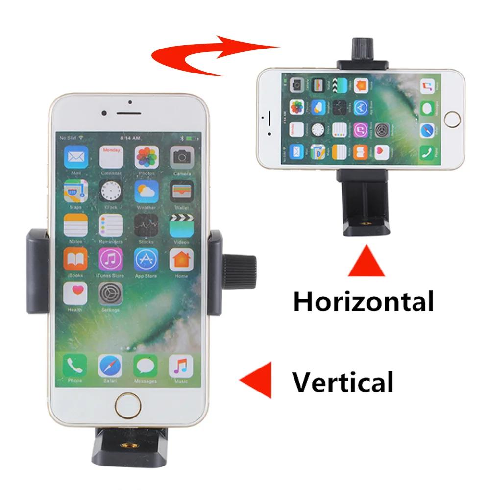 Houders multifunction 1/4 schroef statiefstandaard voor iPhone goPro xiaomi huawei 60 tot 100 mm telefoon live fotografie selfie statief voor licht
