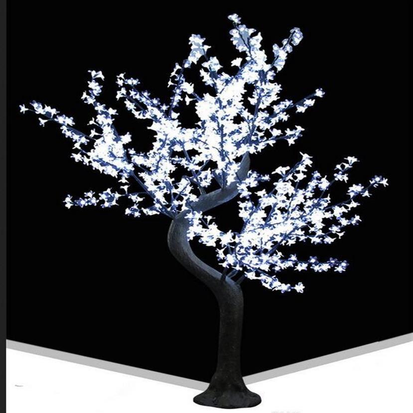 Lumière de Noël LED Arbre en fleurs de cerisier 864 pièces Ampoules LED 2m de hauteur Utilisation intérieure ou extérieure Rainproof313I