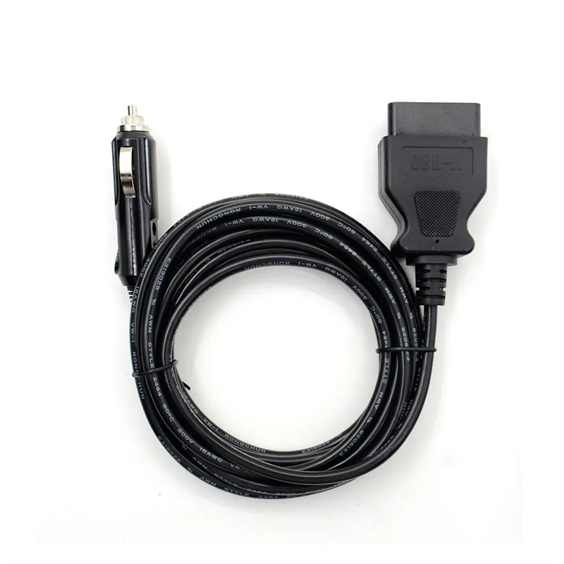 Cigarettändare Adapter OBD2 II Emergency Cable 12V Memory Saver Adapter Connector för bil/ fordon