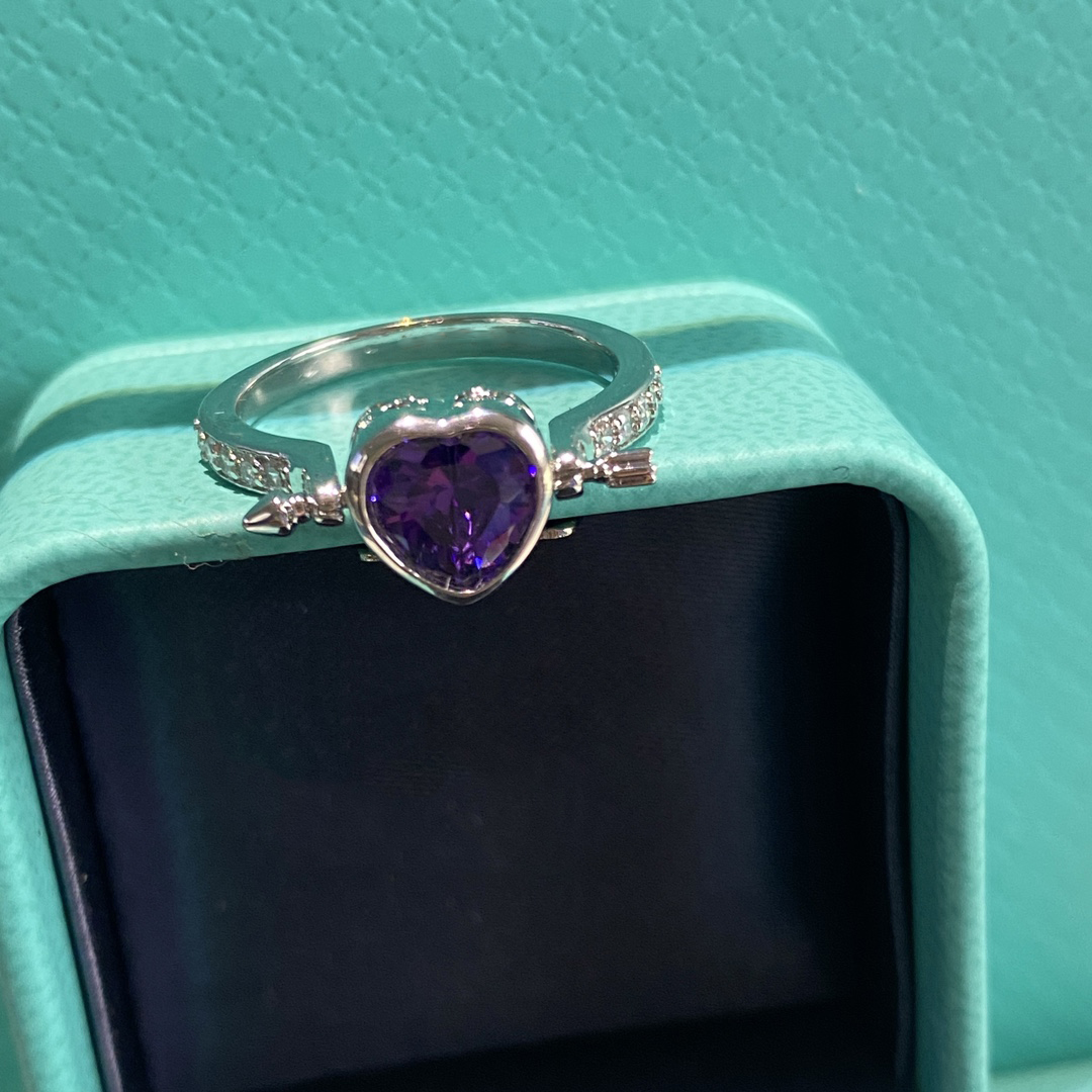 Ringdesigner ring lyxig ringdesigner trendiga nya produkter Gemstone Heart Romantic Betydelse Rings Fashion Classic Ladies Christmas Gift Brithday Gift Mycket bra