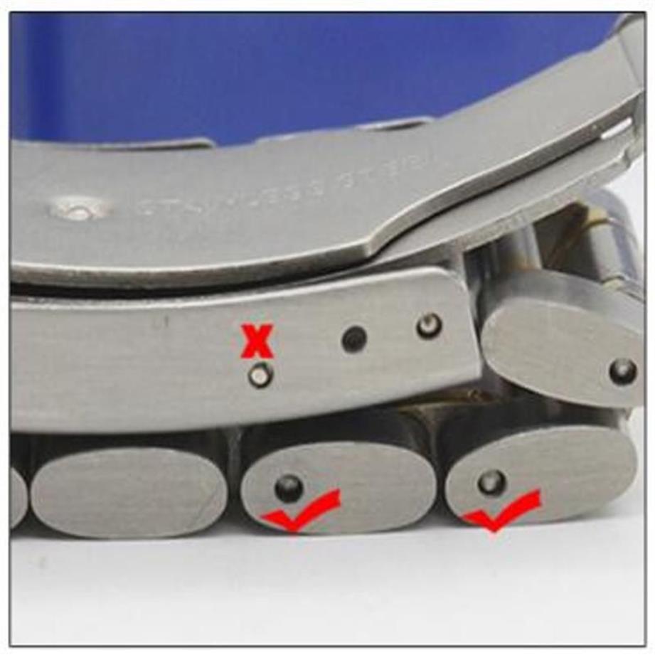 Strumento di riparazione orologi veloci Collegamento cinturino con cinturino a fessura Bracciale a catena Dispositivo di rimozione del perno Strumenti orologi Regolatore Strumento di riparazione dell'orologio223W