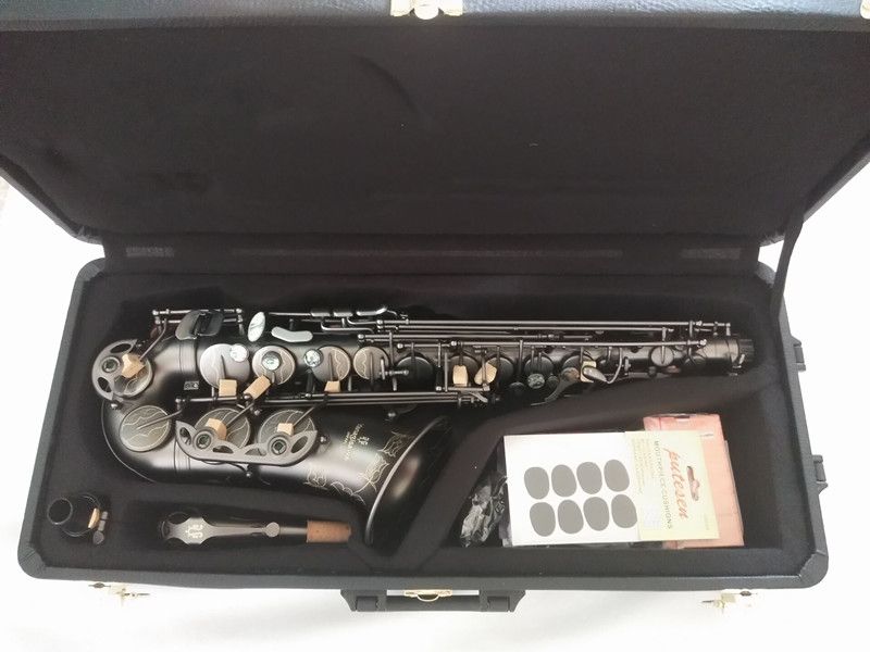 Bet Quality A-992 Altsaxophon E-Flat Schwarz Sax Alto Mundstück Ligatur Rohrblatthals Musikinstrumentenzubehör