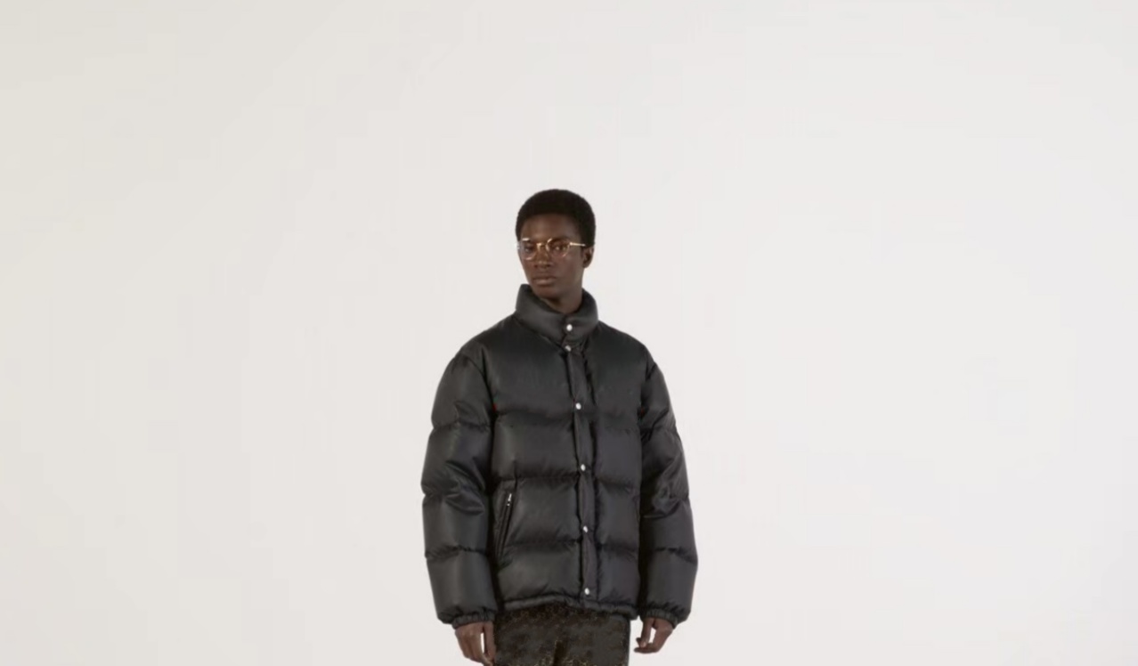 GU 2023 stora logotypparnas pengar modejackor män ny vinter down jacka plus size parkas tjockare varm kappa mens stativ fast färg casual parka julklapp