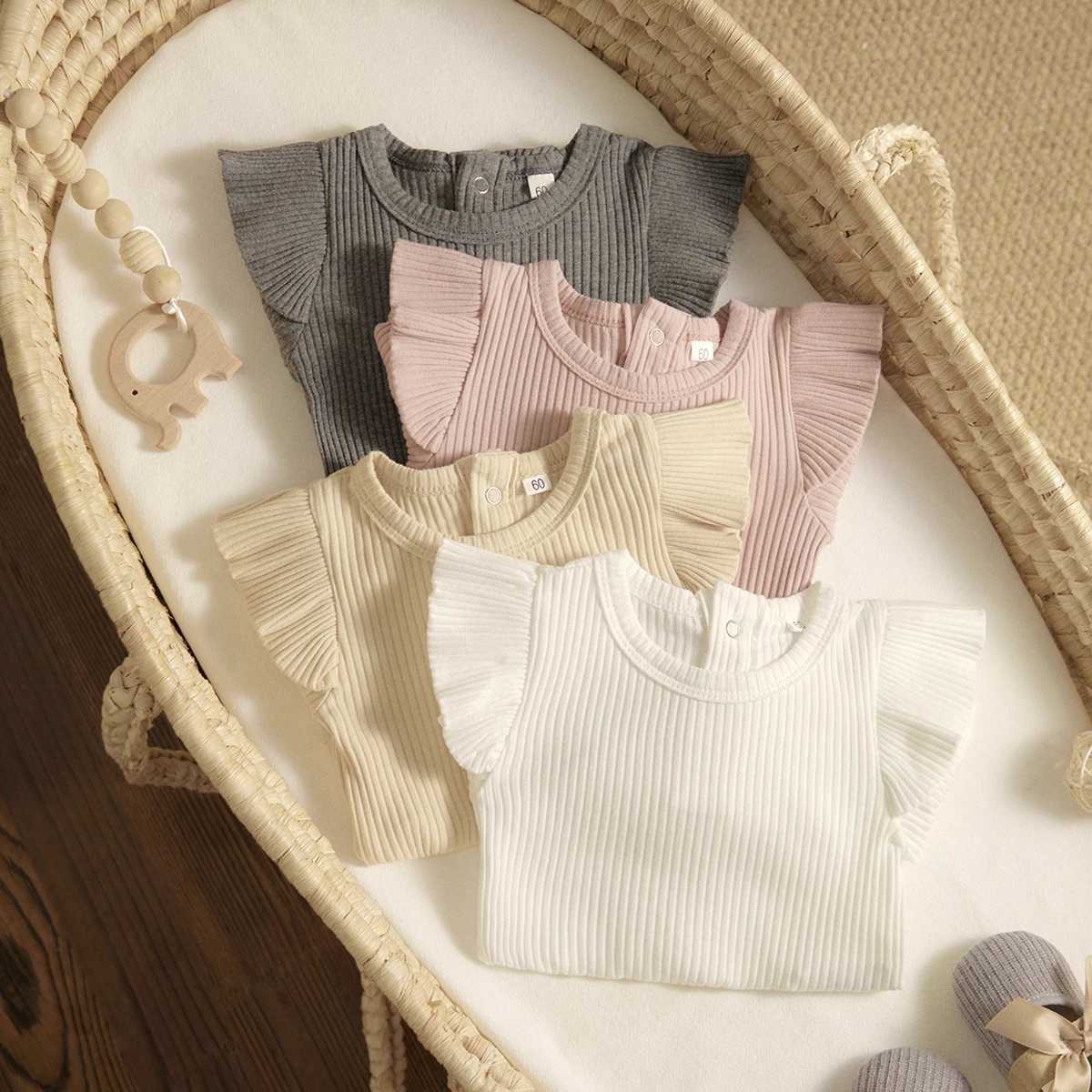 Rompers MA Baby 0-24m Spring Fall Nowonarodzone dziewczynki Romper Niemowlę Kościelskie kombinezon Miękki długi rękaw stały kolor odzieży 231114