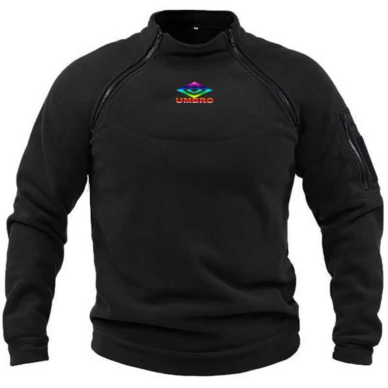 Jaquetas táticas masculinas inverno ao ar livre tático casacos polares lã caça moletom zíperes pulôver à prova de vento esportes hoodies suéter quente panoL231218