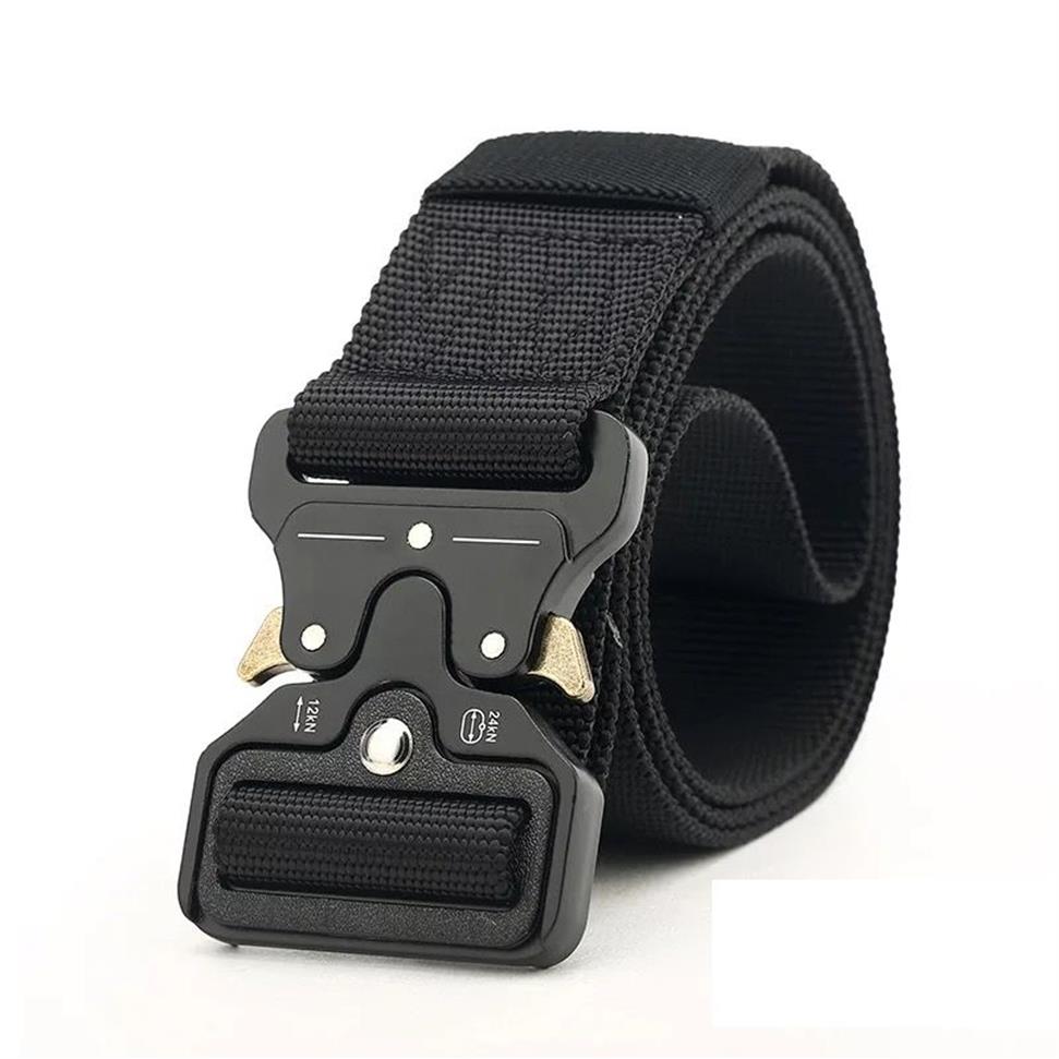 2019 ceinture tactique 1 77 ''largeur Style militaire sangle Riggers ceinture Web robuste à dégagement rapide en métal plus grande boucle fre220x