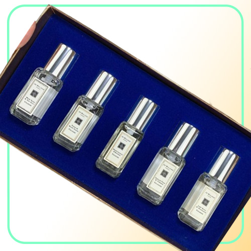 Kit le plus récent comme cadeau pour les femmes hommes Blue Set parfum Lady Perfume anglaise poire sauvage Bluebell long Parfum * 9ml en 1 boîte Livraison rapide4139442