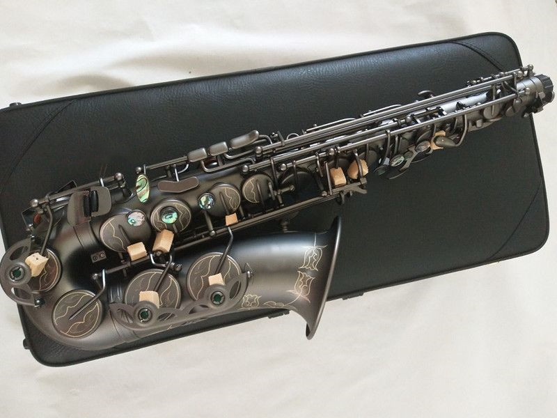 Bet Quality A-992 Altsaxophon E-Flat Schwarz Sax Alto Mundstück Ligatur Rohrblatthals Musikinstrumentenzubehör