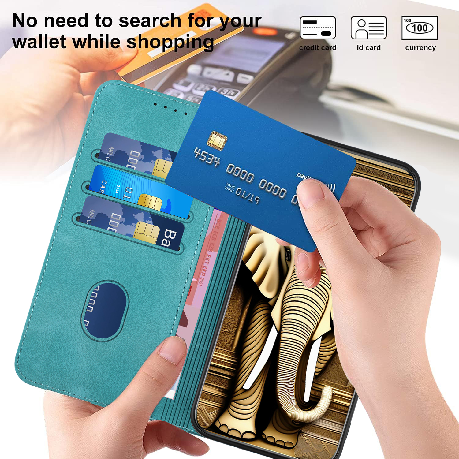 Cube Sqaure Leather Wallet Wallet for iPhone 15 14 Pro Max 13 12 11 XR XS X 8 7 6 Plus iPhone15 Slots Slots Slots Flip Cover Business Fashion Magnetic Pouch STRAP