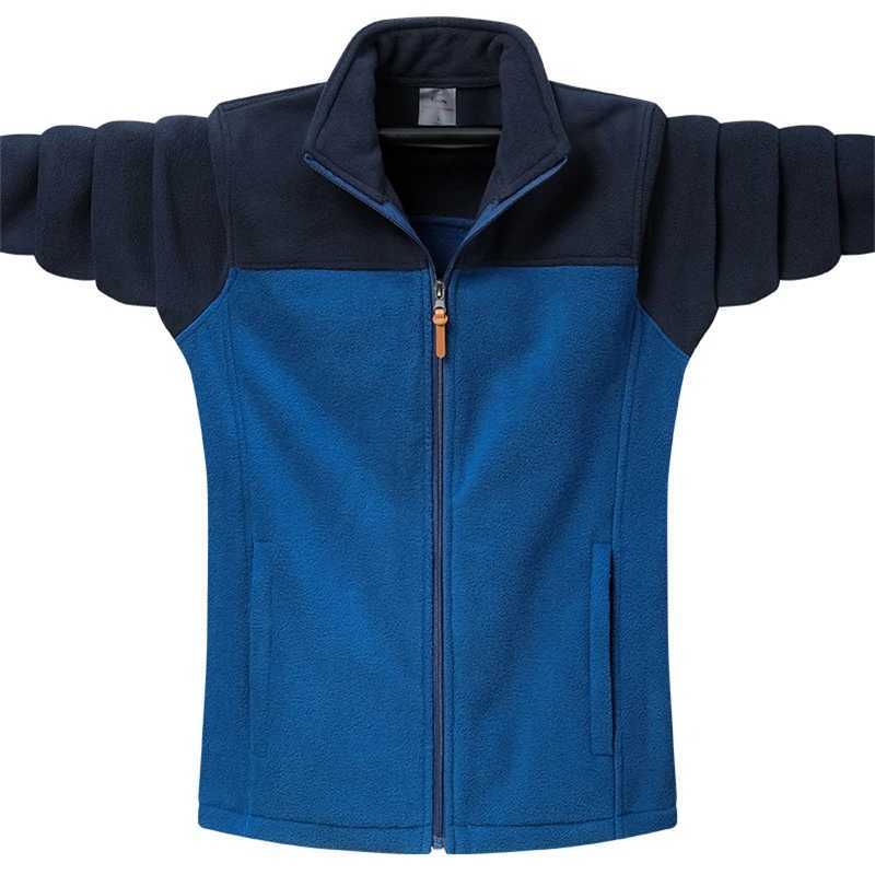 Taktiska jackor plus storlek 9xl Taktiska hoodies Sweateshirts Män sammet blixtlås varm 7xl 8xl Casual Slim Fit Jacket sportkläder mjuk fleece coatsl231218