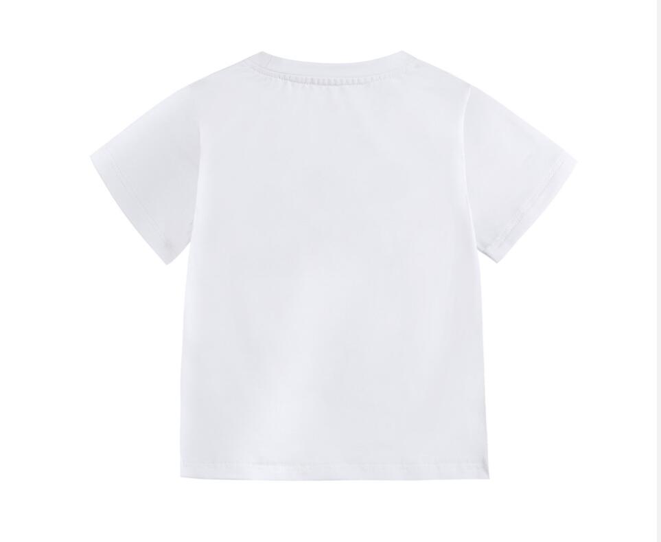 Été bébé garçons filles T-shirts coton enfants à manches courtes T-shirt dessin animé ours enfants hauts T-shirts enfant chemise